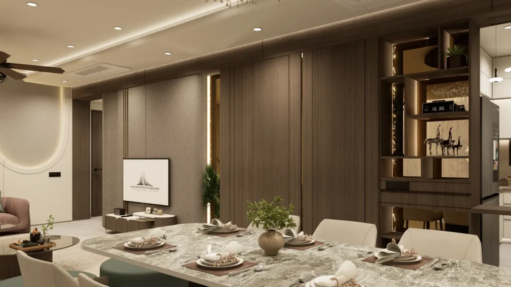 Softening Edges Modern Apartment Interior Design 32 Modern Apartment Interior Design in Ahmedabad